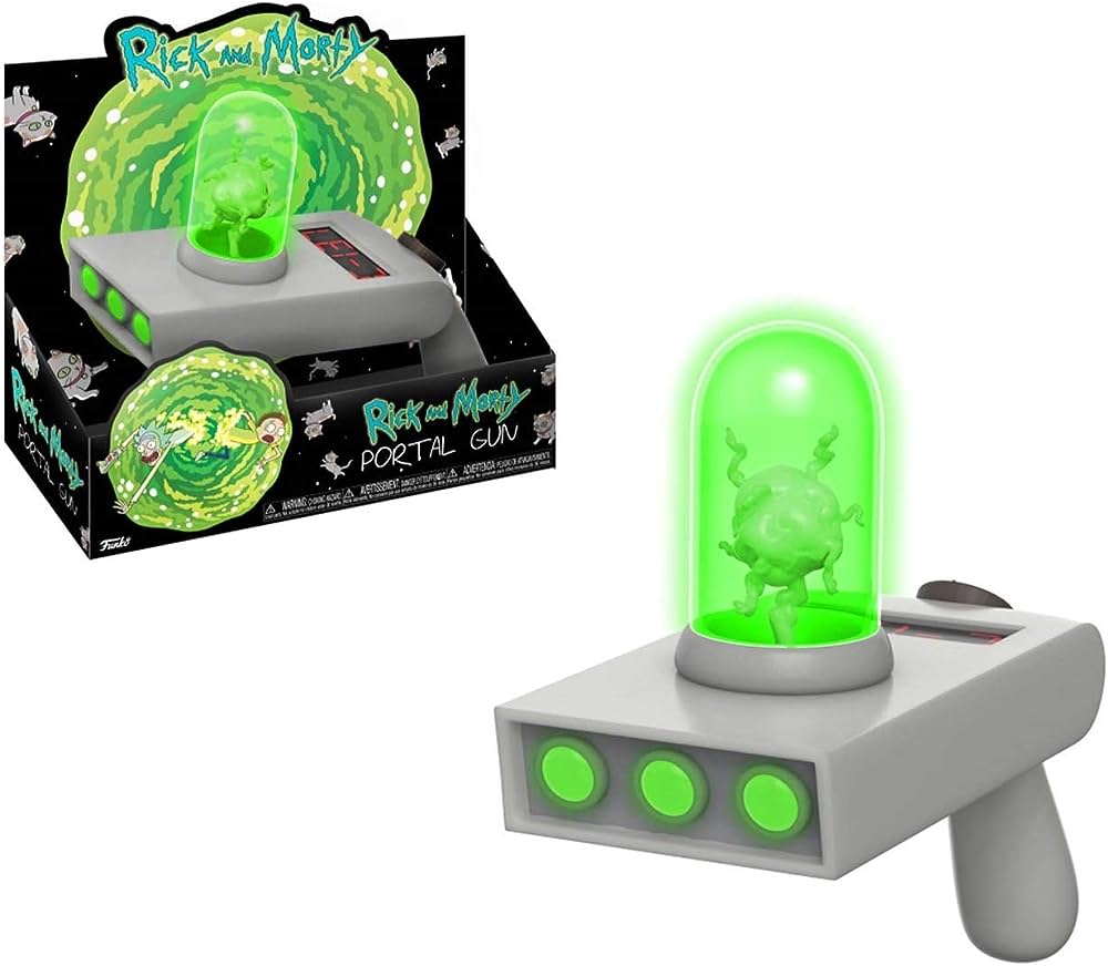 Rick y Morty Portal Gun (luces y sonidos)