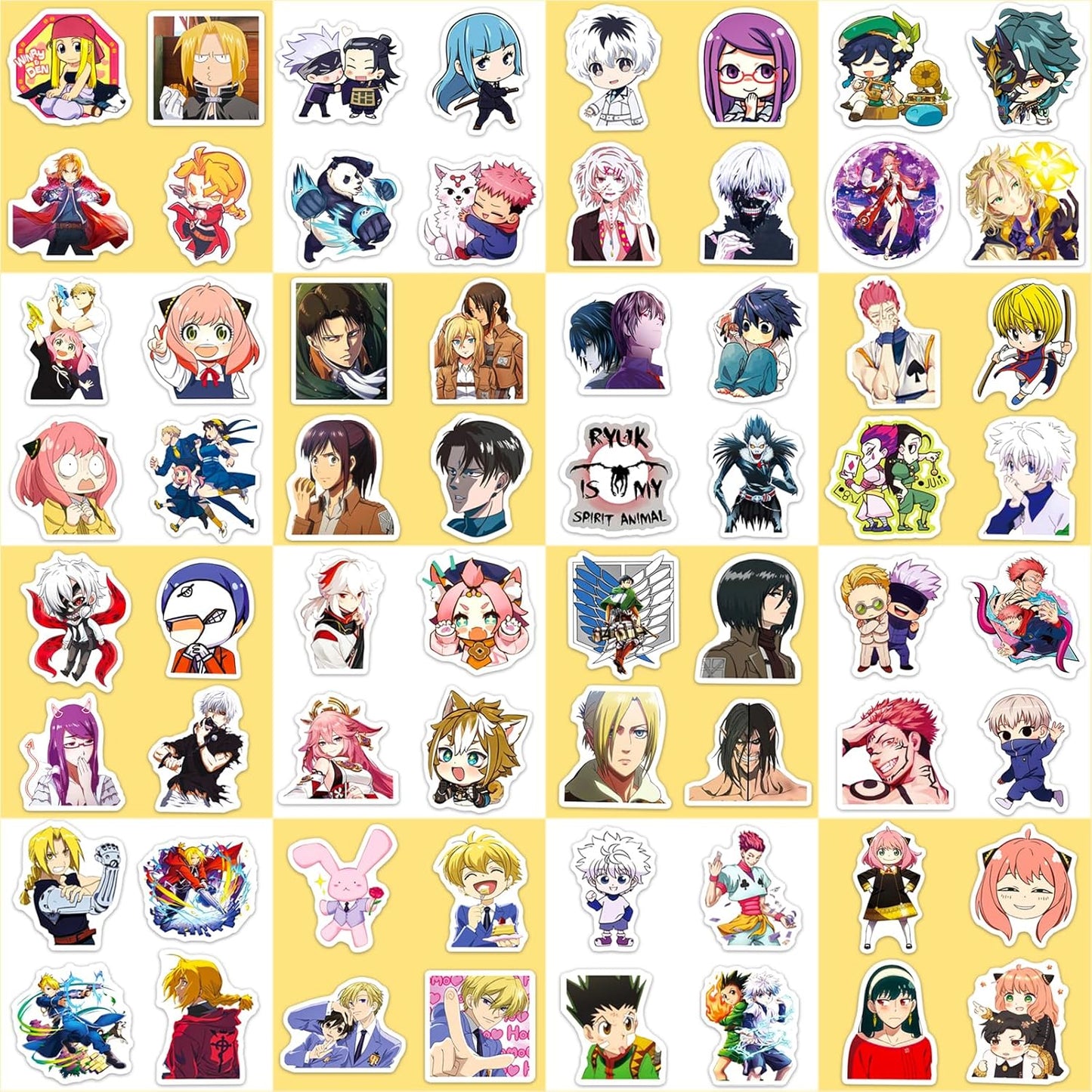 Anime Sticker Sheets