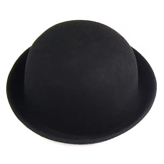 Round Black Cosplay Top Hat