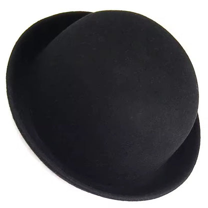 Round Black Cosplay Top Hat