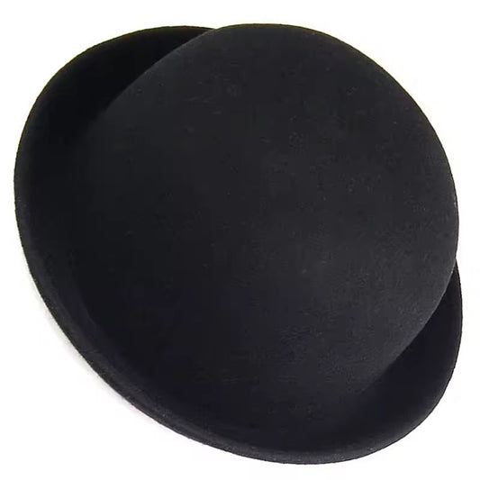 Round Black Cosplay Top Hat
