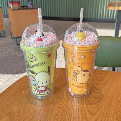 Sanrio Cup with Figure Topper