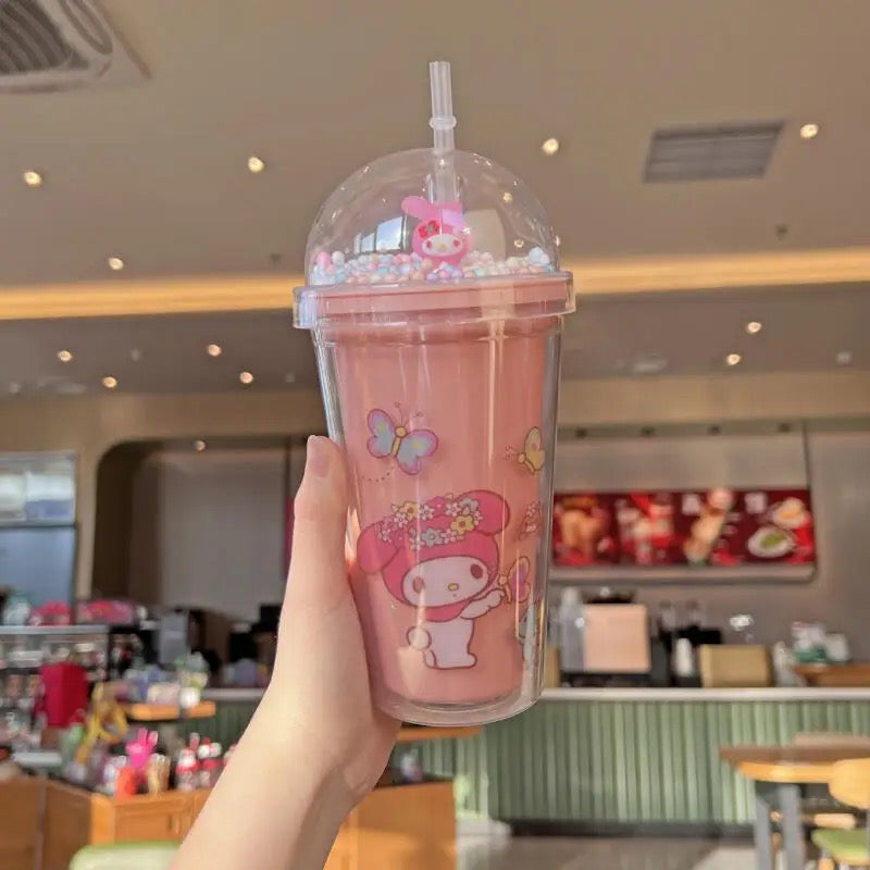 Sanrio Cup with Figure Topper