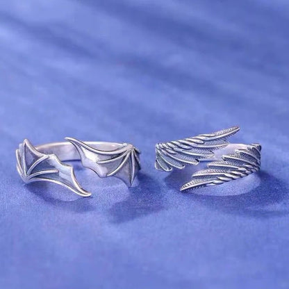 Anillos Pareja Angel/Demonio