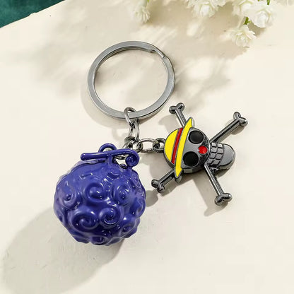 One Piece Devil Fruit Keychains