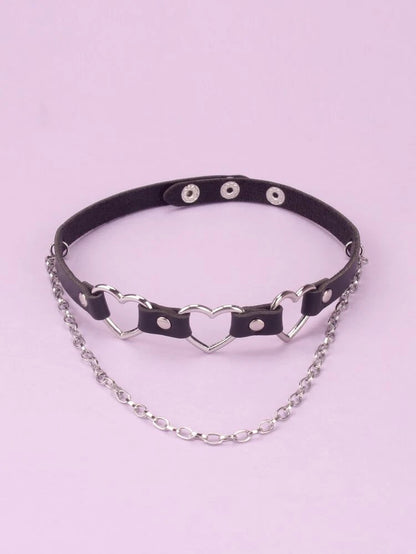 Heart & Chain Choker