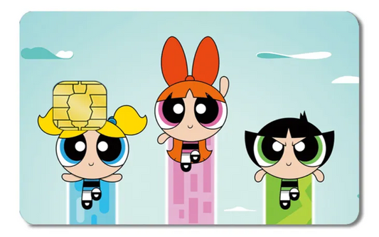 PowerPuff Girls VISA Card Skin