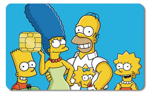 The Simpsons VISA Card Skin