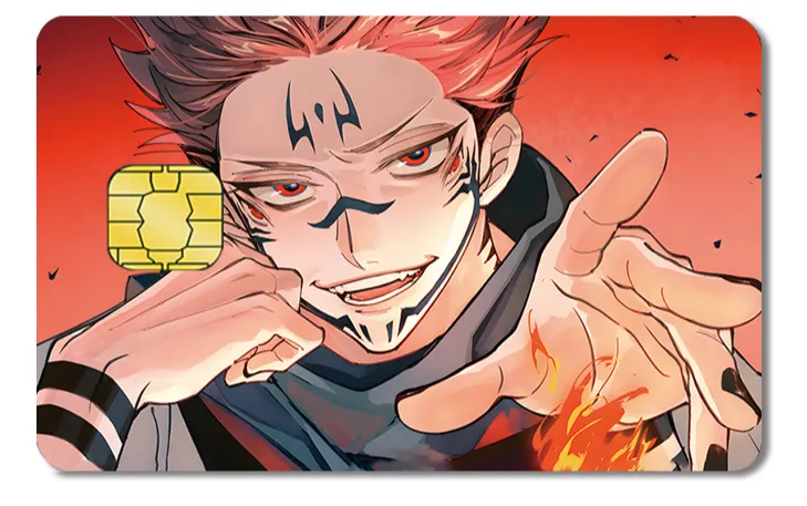 Diseño de tarjeta VISA Jujutsu Kaisen