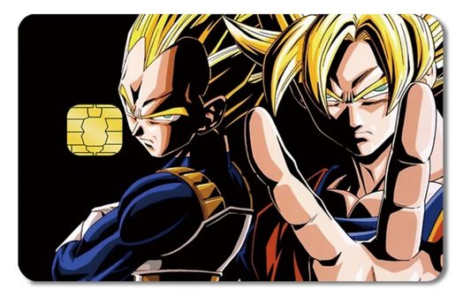 Diseño de tarjeta VISA de Dragon Ball Z