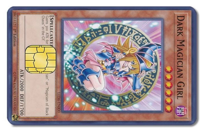 Yu-Gi-Oh! Piel de tarjeta VISA