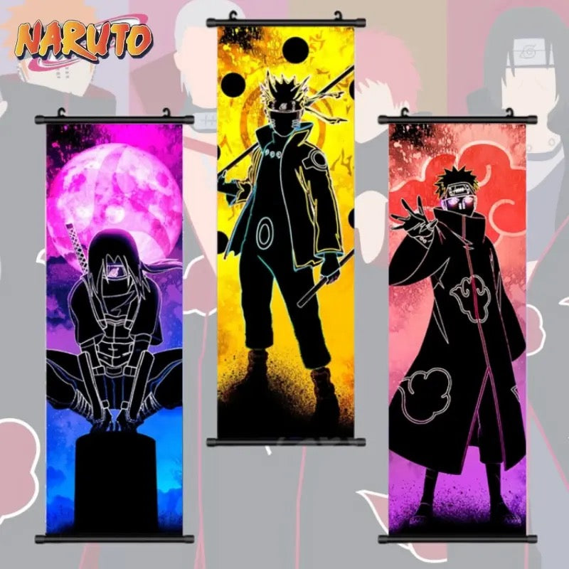 Póster enrollable de pared de Naruto Shippuden