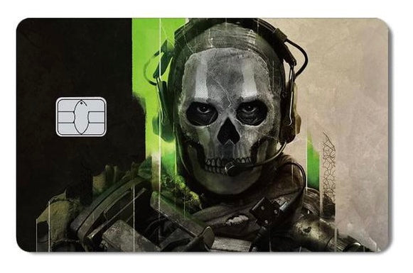 Diseño de tarjeta VISA de Call of Duty