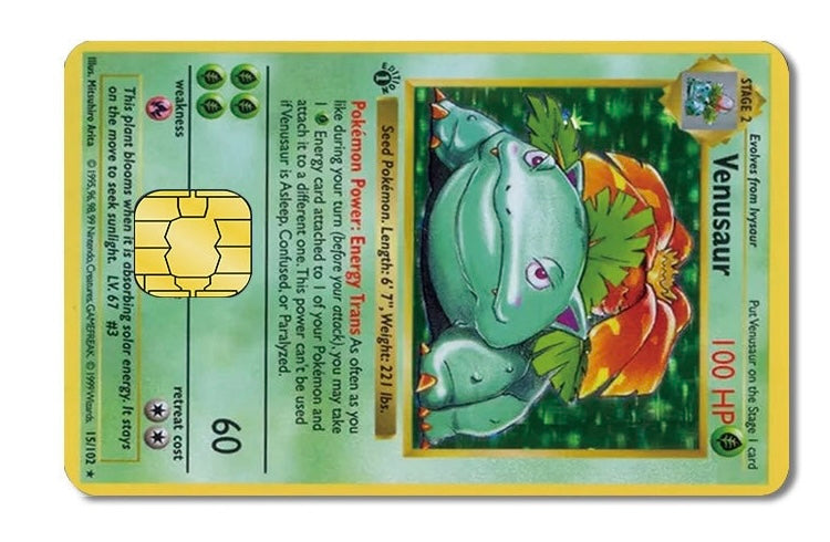 Diseño de tarjeta VISA Pokémon