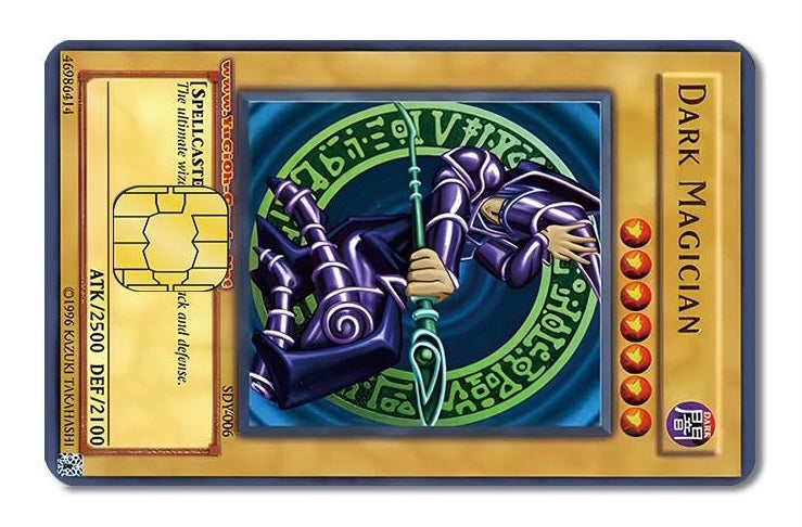 Yu-Gi-Oh! Piel de tarjeta VISA