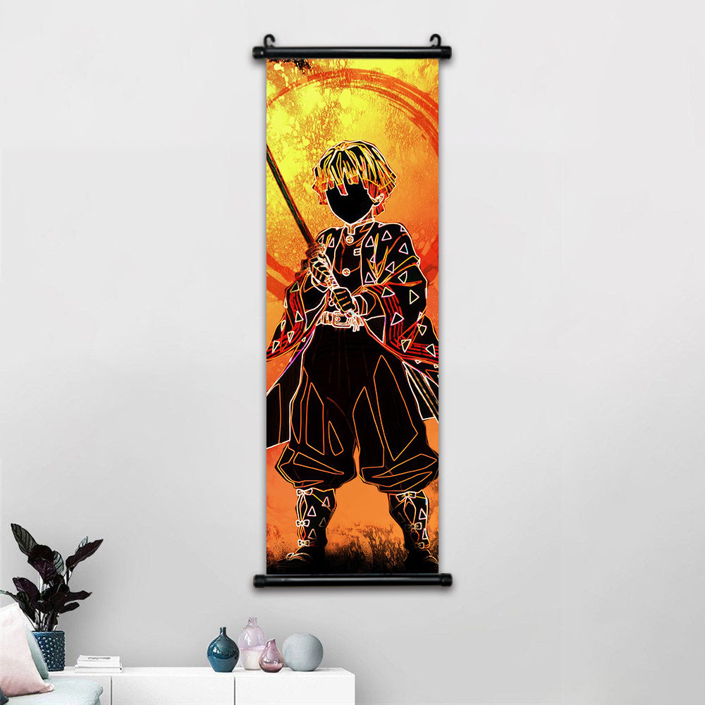 Póster enrollable de pared de Demon Slayer