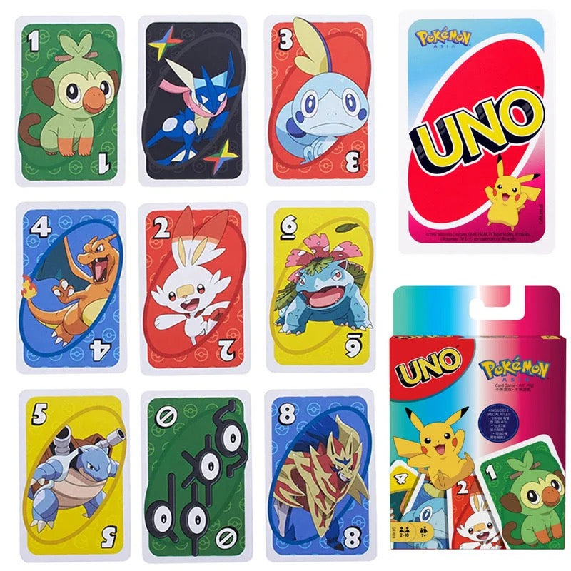 ¡ONU! Juego de cartas Pokémon (2PKS)