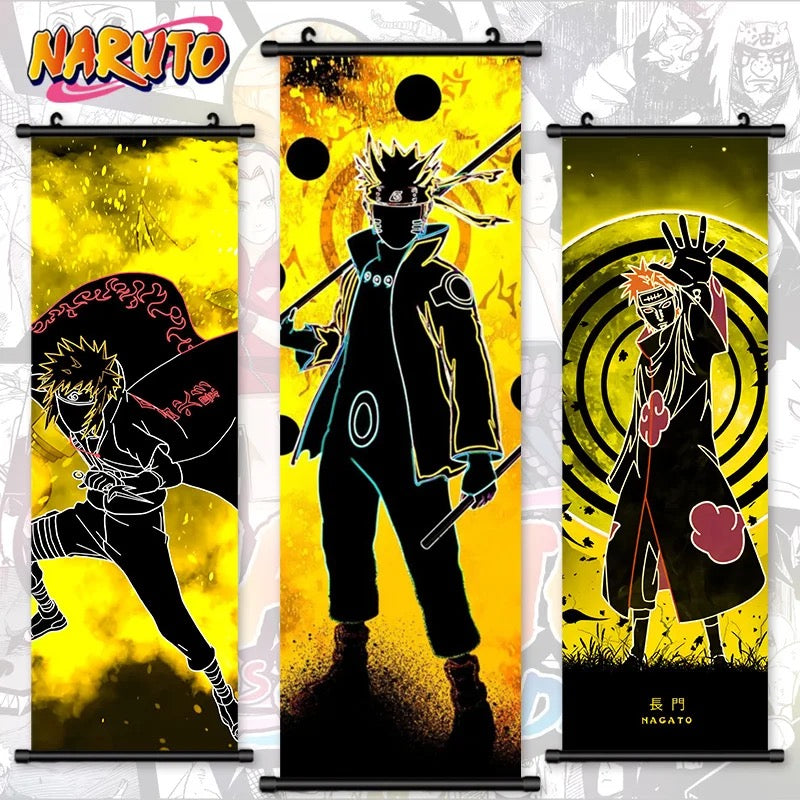 Póster enrollable de pared de Naruto Shippuden