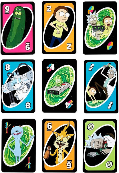 ¡ONU! Juego de cartas Rick y Morty (2PKS)