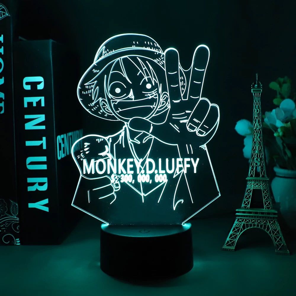 One Piece Acrylic 3D Lamp