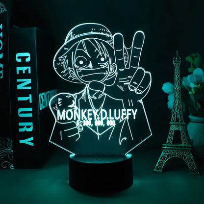 One Piece Acrylic 3D Lamp