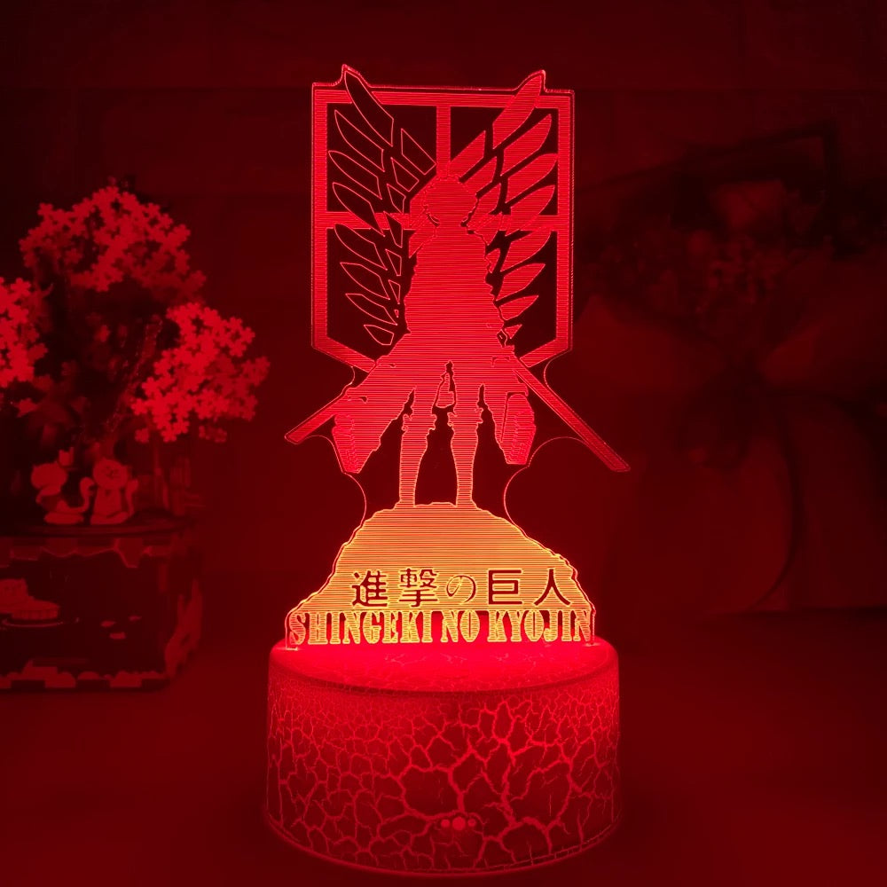 Attack On Titan 3D Acrylic Lamp