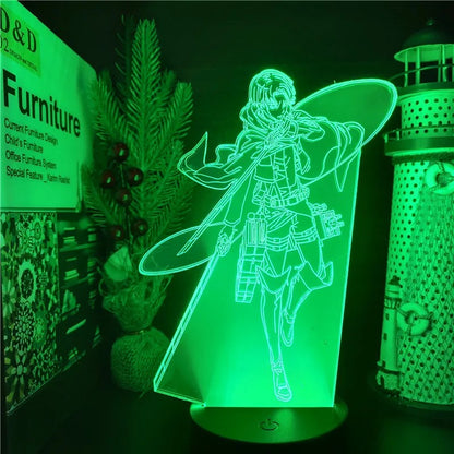 Attack on Titan 3D Lamp