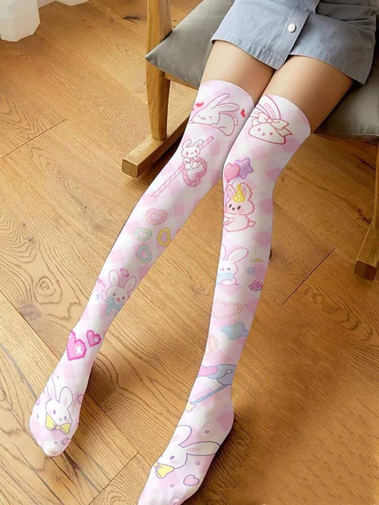 Calcetines de conejito kawaii
