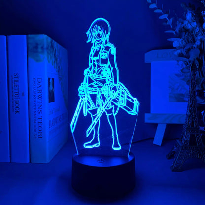 Attack on Titan Acrylic 3D Lamp