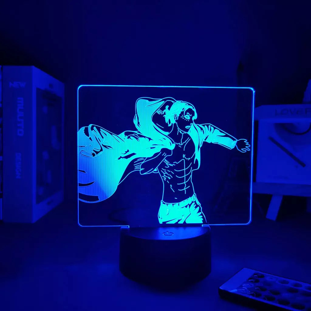 Attack On Titan Acrylic 3D Lamp