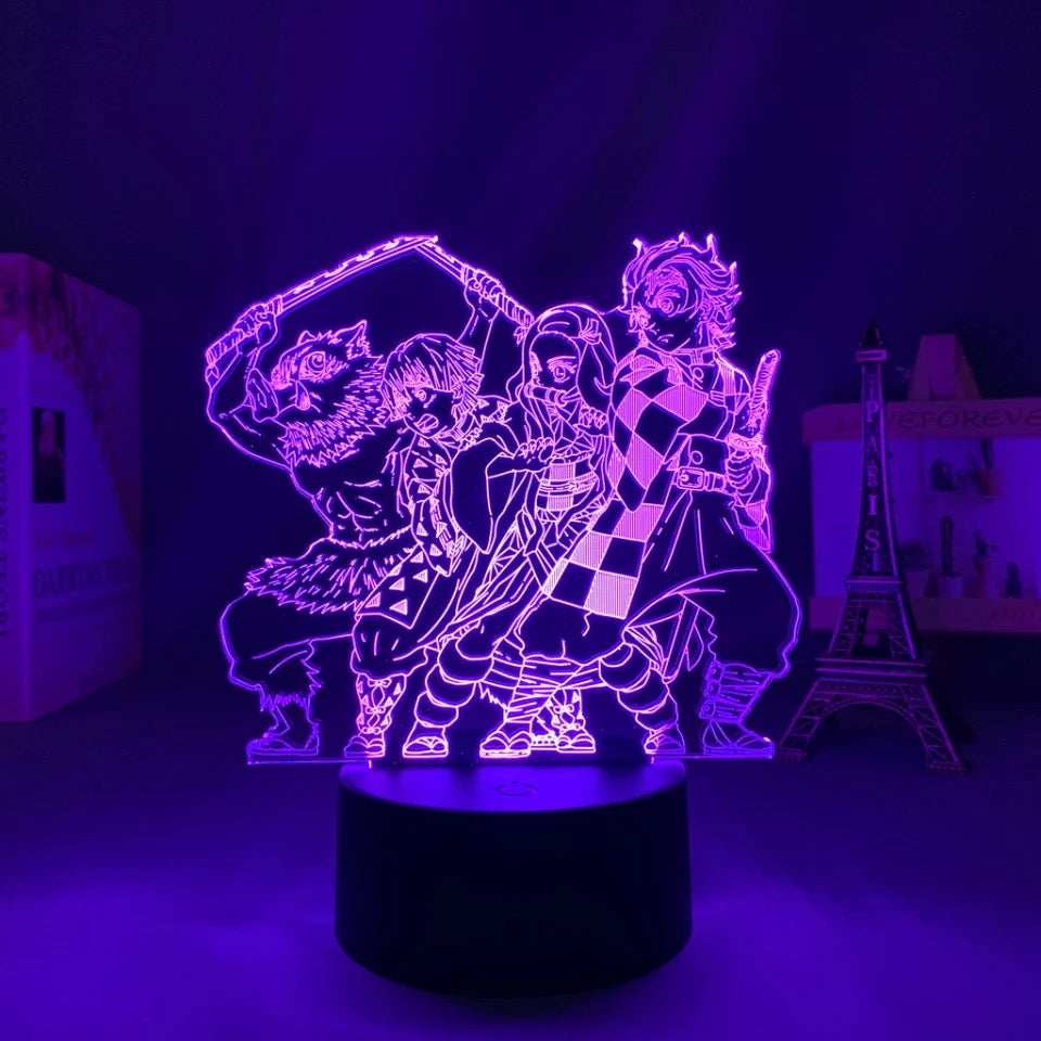 Demon Slayer Acrylic 3D Lamp