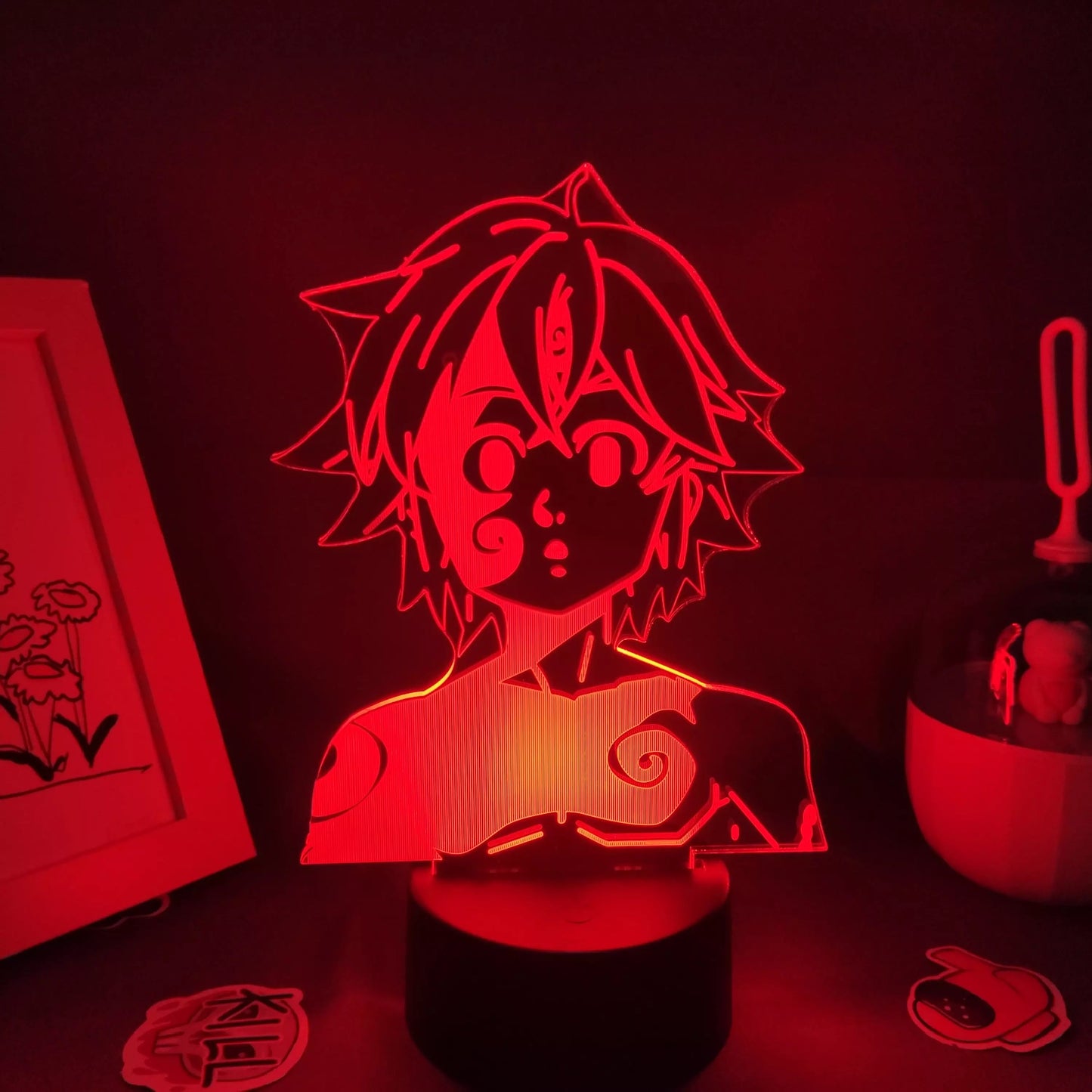 Seven Deadly Sins 3D Lamp