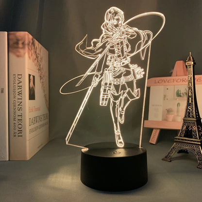 Attack on Titan 3D Lamp