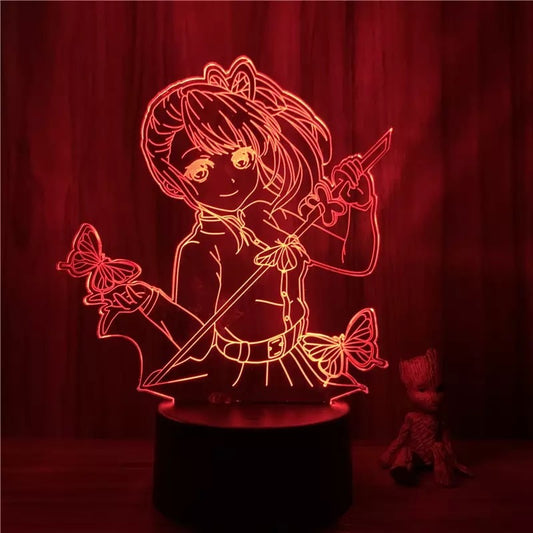 Lámpara 3D Demon Slayer