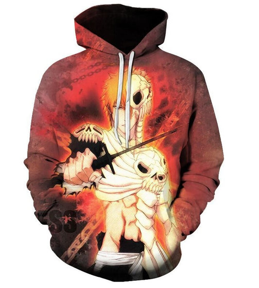 Sudadera con capucha blanqueada
