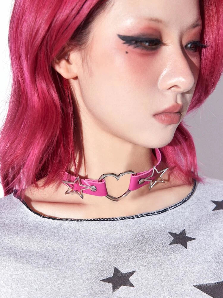 Heart & Star Choker