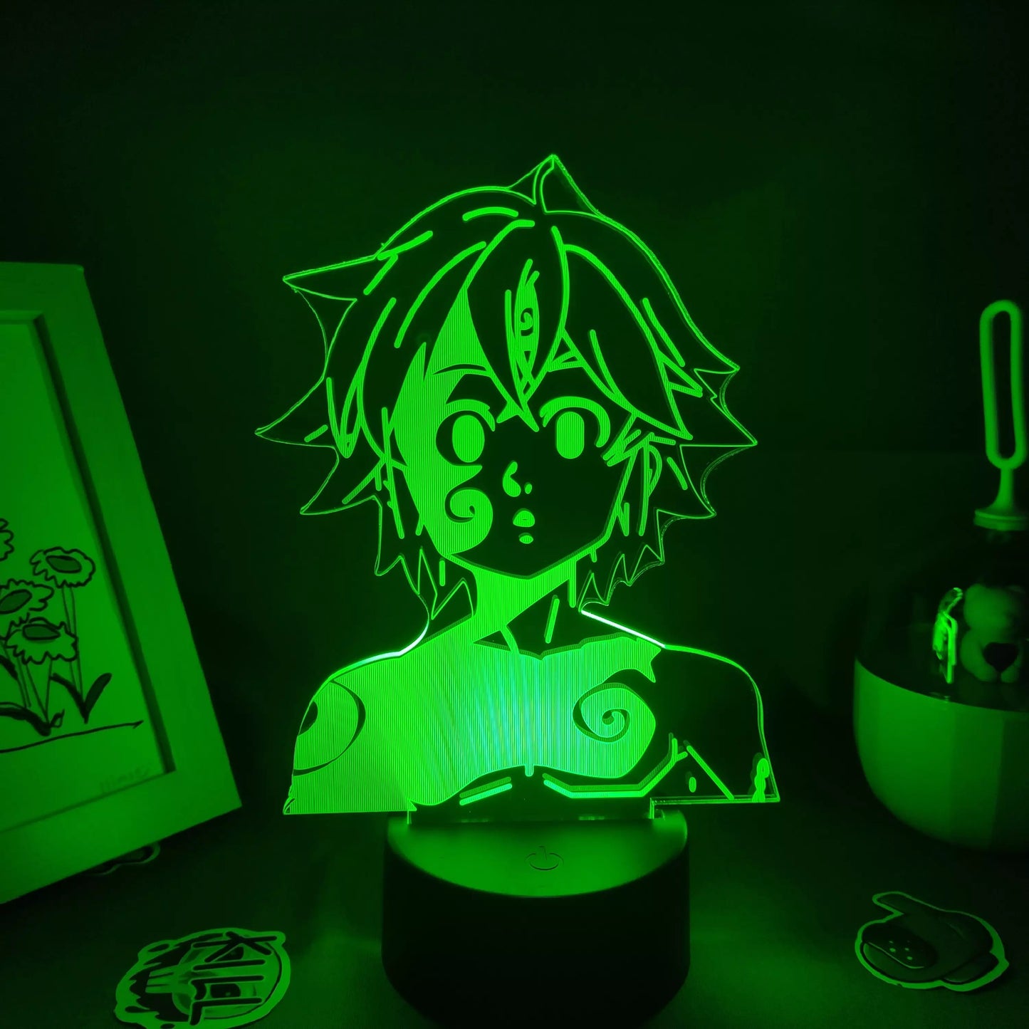 Seven Deadly Sins 3D Lamp