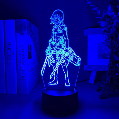 Attack on Titan Acrylic 3D Lamp