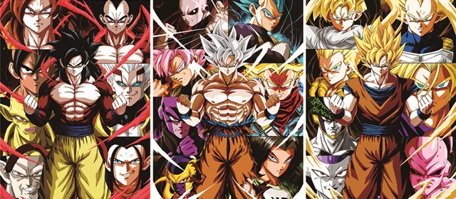 Dragon Ball Super 3D Poster