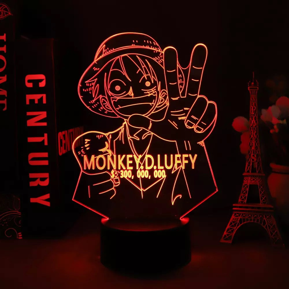 One Piece Acrylic 3D Lamp