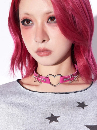 Heart & Star Choker