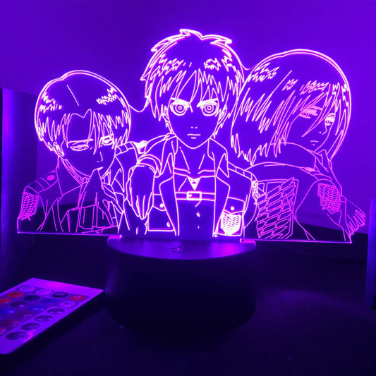Attack On Titan 3D Acrylic Lamp