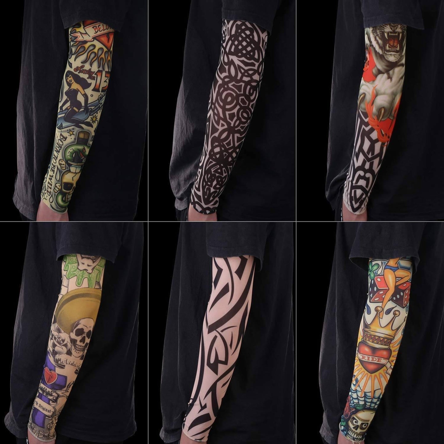 Mangas de tatuaje (par mixto)