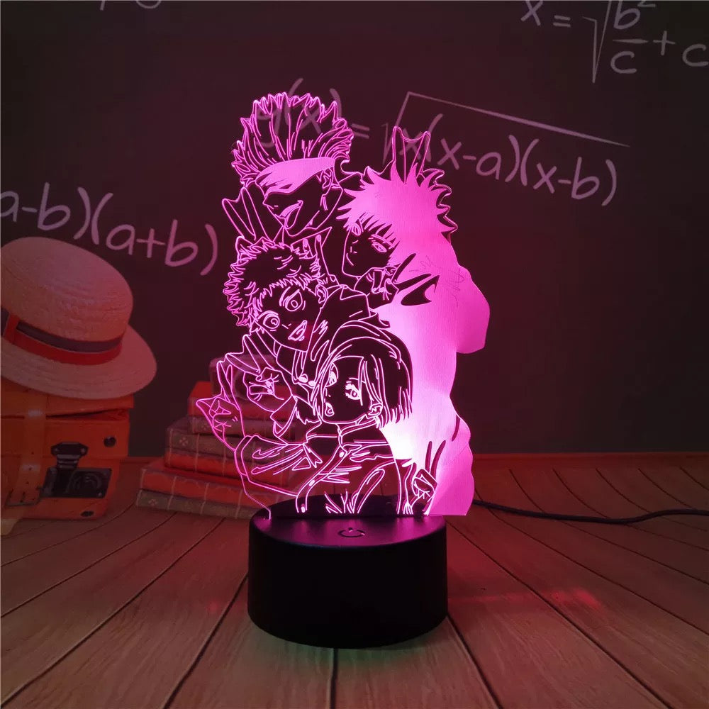 Jujutsu Kaisen Acrylic 3D Lamp