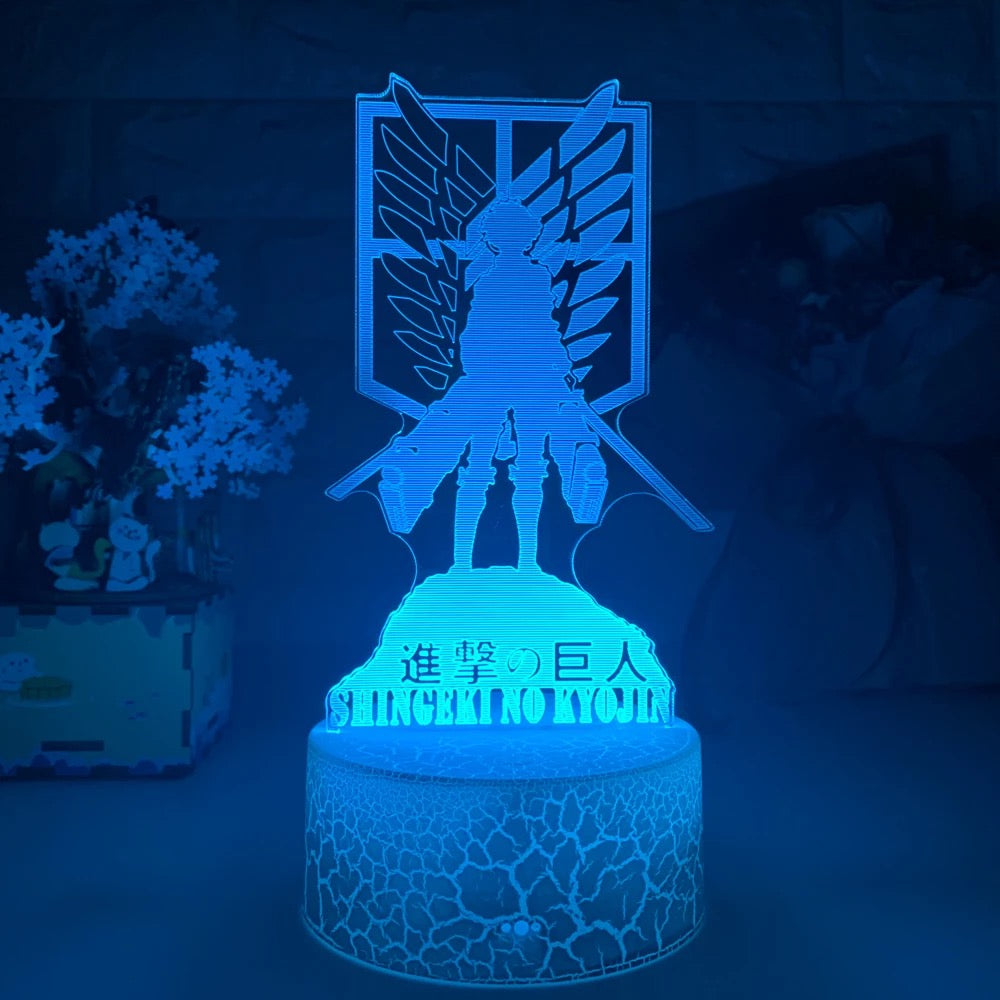 Attack On Titan 3D Acrylic Lamp