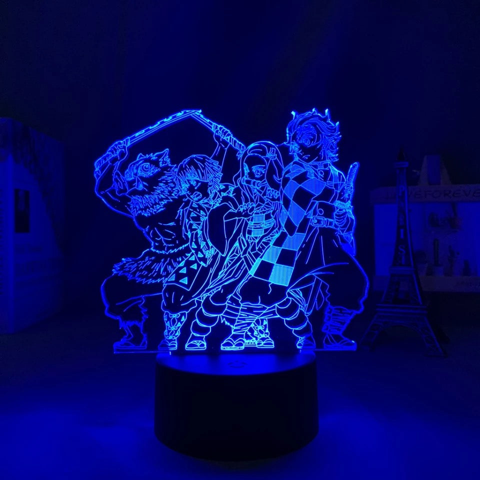 Demon Slayer Acrylic 3D Lamp