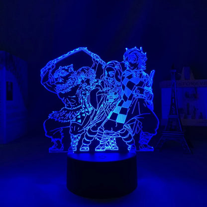 Demon Slayer Acrylic 3D Lamp