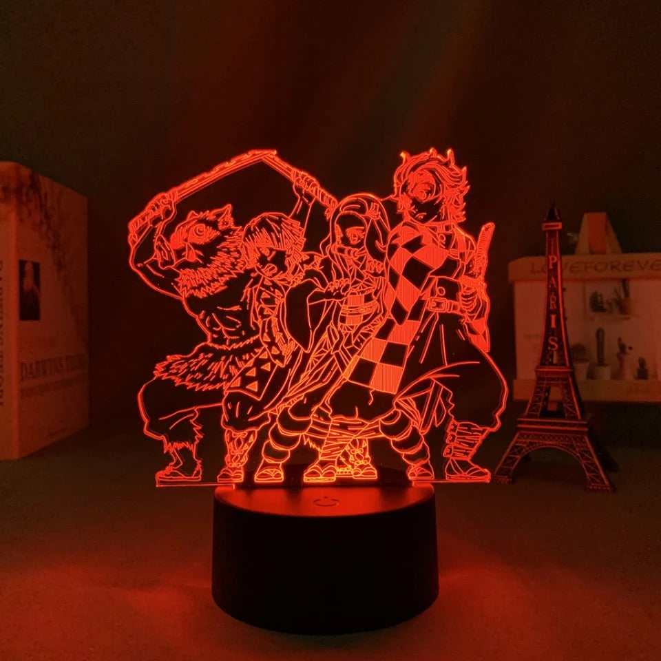 Demon Slayer Acrylic 3D Lamp