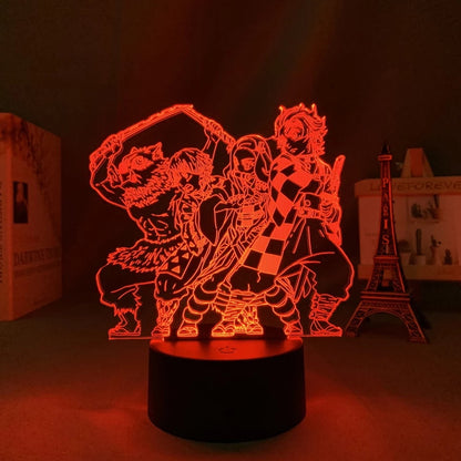 Demon Slayer Acrylic 3D Lamp