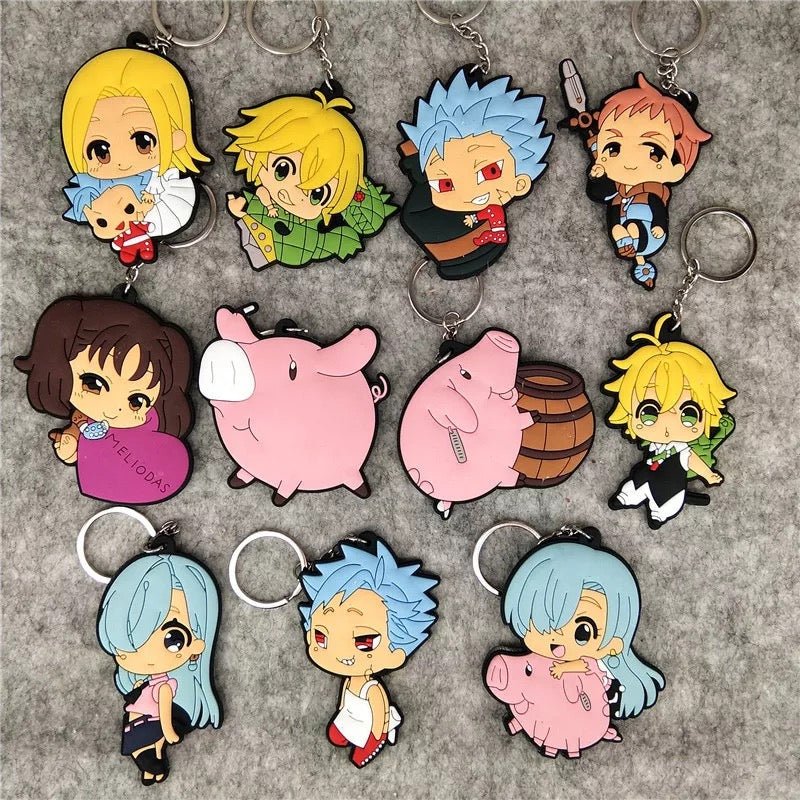 The Seven Deadly Sins Keychain